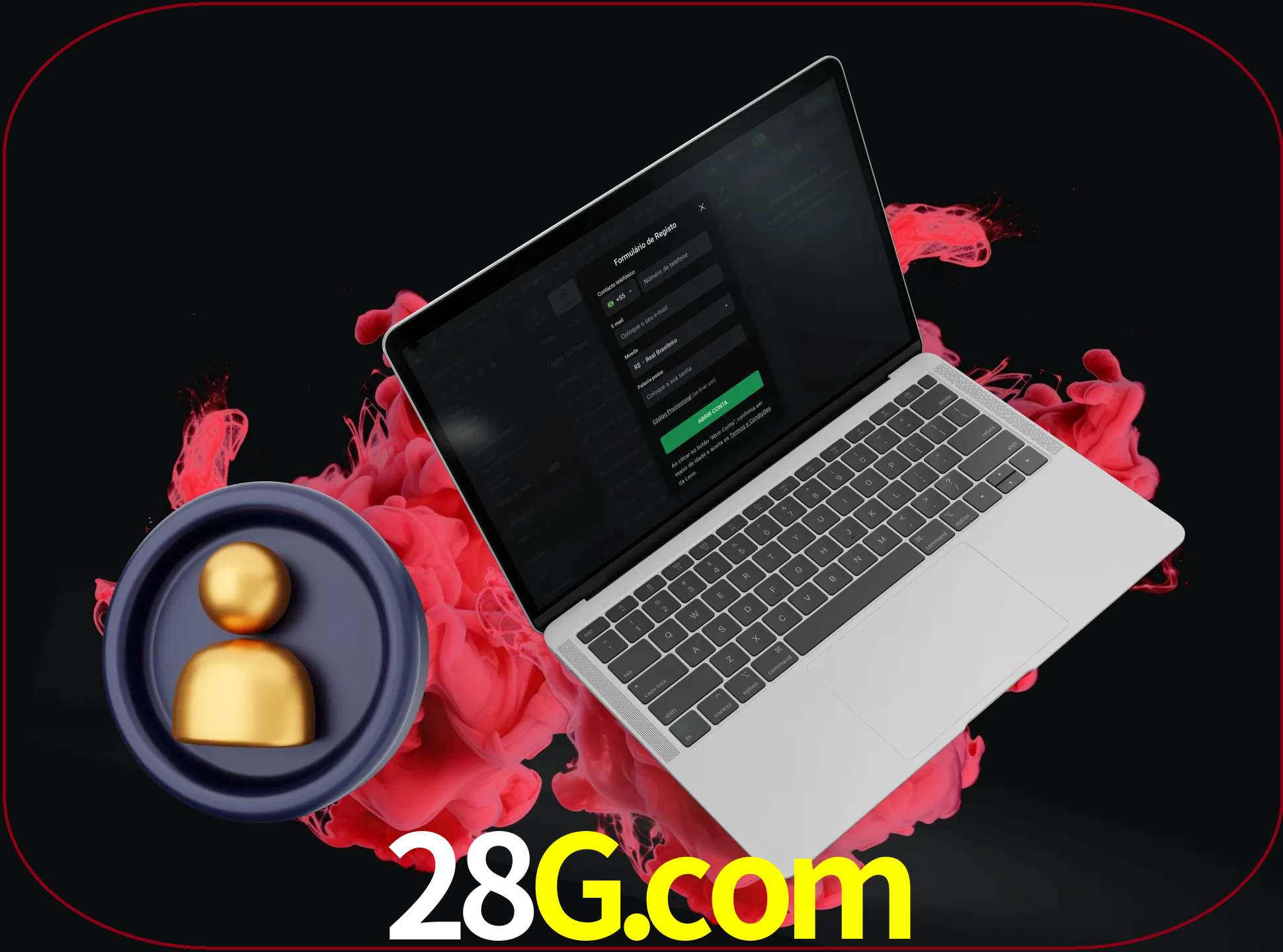 No cabeçalho do site 28g, clique no botão que o levará a um formulário especial onde terá de introduzir as suas informações actuais.